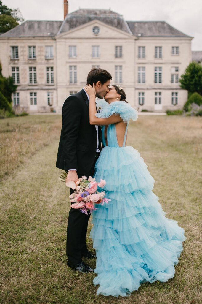 French Chateau wedding near Paris, France. 