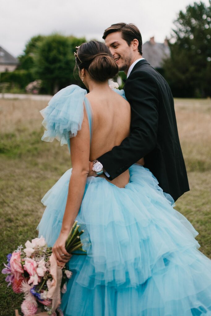 Millia London blue dress. 